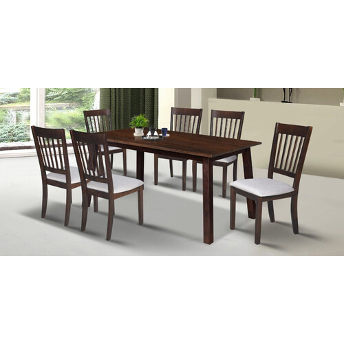 M1600+C260 Wooden Dining Set (1+6)