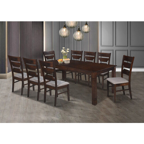 T2000+MORIN Wooden Dining Set (1+8)