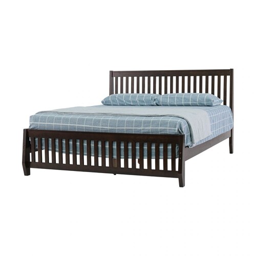 QB-6067-CP Alise Wooden Queen Bed