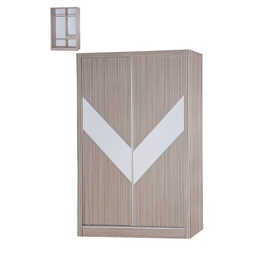 WD-B502-TK 5FT 2 SLIDING DOORS WARDROBE (K/D)