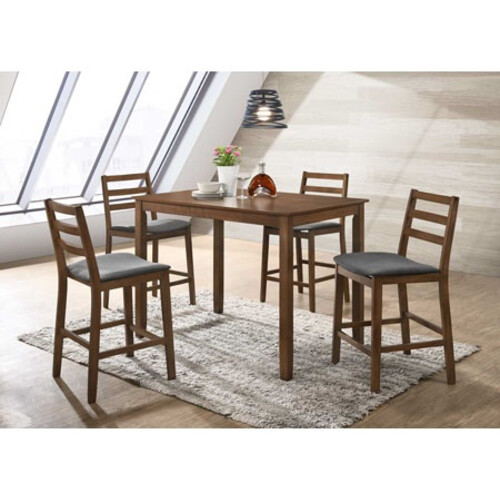 DSH-477F-WN HIGH TABLE WITH 4 HIGH CHAIRS