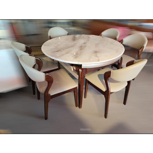 TJYS-M85+M63 DINING SET (1+6)