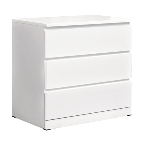 LILY 3 DRAWER CHEST-WHITE