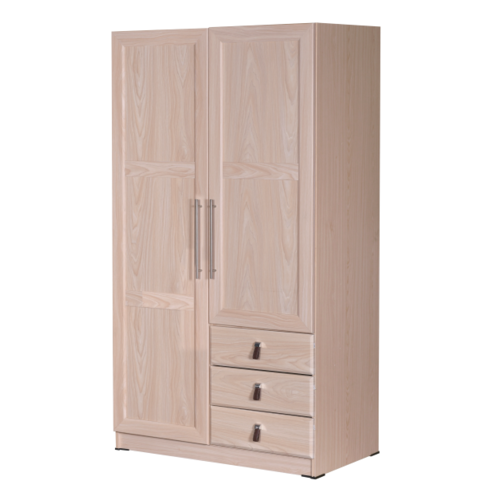 WRD-LOTUS-2D-NAT WARDROBE-NATURAL