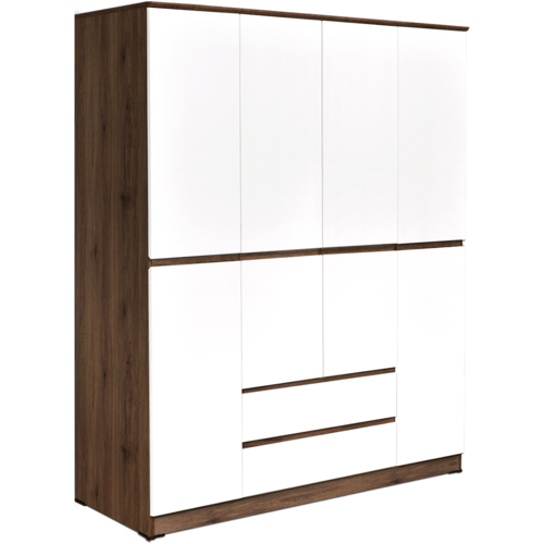 LPL-SANTORINI-SOB WARDROBE-SONOMA OAK BROWN