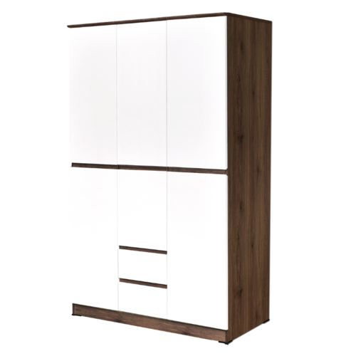 LPM-SANTORINI-SOB WARDROBE-SONOMA OAK BROWN