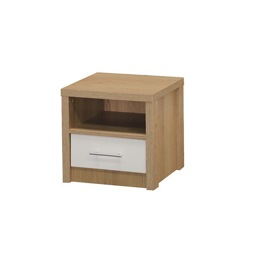NS-3903HG-OK Night Stand With High Gloss White 
