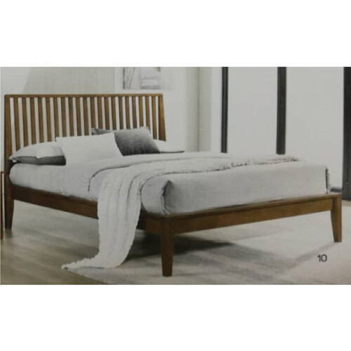 QB-6066-BRN Atlas Wooden Queen Bed